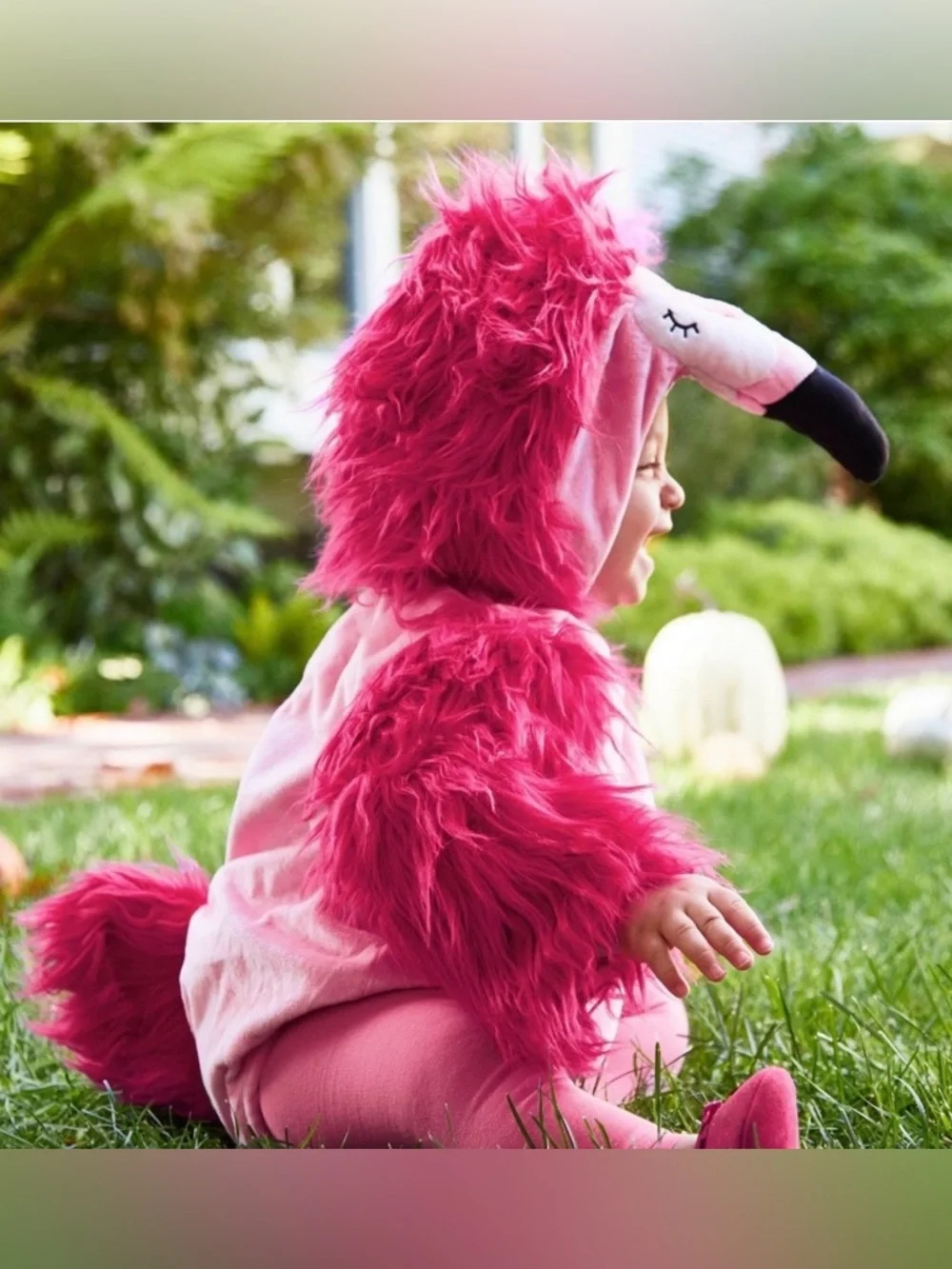 Pottery Barn Kids Hot Pink Flamingo Costume - Picture 3 of 8